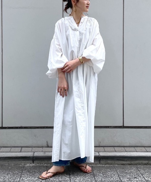 上品 セール Babylone タイプライターボリュームワンピース 手洗い可 ワンピース Babylone バビロン のファッション 今年人気のブランド品や Arenatheatre Net