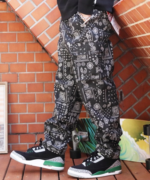 ８(eight)（エイト）の「カーゴシェフパンツ（カーゴパンツ・メンズ・ベージュ/ホワイト/カーキ/ヘザーグレー/ストライプ/ウッドランド/ネイビー/ブラック/ベージュ系その他/オレンジ/ブルー系その他/ブラック系その他/ブラウン/ネイビー系/アイボリー・MEDIUM/LARGE/SMALL/X-LARGE）」の6枚目の写真