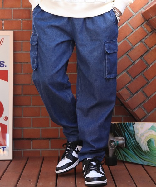 ８(eight)（エイト）の「カーゴシェフパンツ（カーゴパンツ・メンズ・ベージュ/ホワイト/カーキ/ヘザーグレー/ストライプ/ウッドランド/ネイビー/ブラック/ベージュ系その他/オレンジ/ブルー系その他/ブラック系その他/ブラウン/ネイビー系/アイボリー・MEDIUM/LARGE/SMALL/X-LARGE）」の11枚目の写真