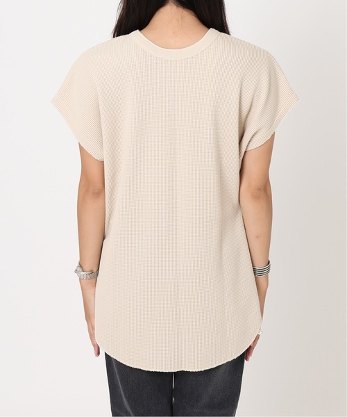 JOURNAL STANDARD relume(ジャーナルスタンダード レリューム)の「ビッグワッフルノースリーブ◆(Tシャツ/カットソー・レディース・ホワイト/ライトグリーン/キャメル・FREE)」の11枚目の写真