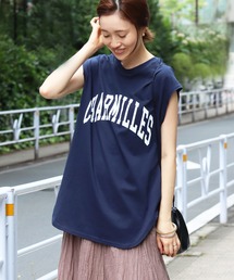 SLOBE IENA | カレッジフレンチスリーブTシャツ【手洗い可能】◆(Tシャツ/カットソー)