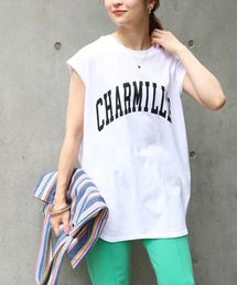 SLOBE IENA | カレッジフレンチスリーブTシャツ【手洗い可能】◆(Tシャツ/カットソー)