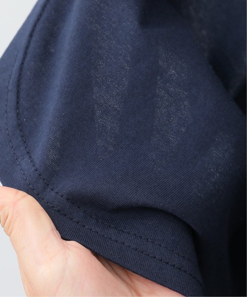 SLOBE IENA（スローブイエナ）の「カレッジフレンチスリーブTシャツ【手洗い可能】◆（Tシャツ/カットソー・レディース・ホワイト/ネイビー/ブラウン・FREE）」の10枚目の写真