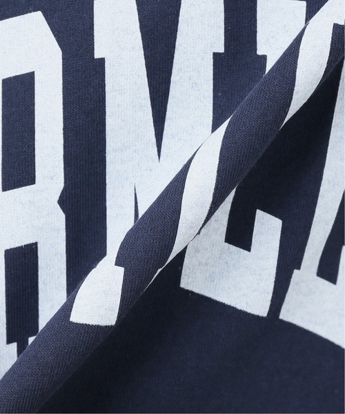 SLOBE IENA（スローブイエナ）の「カレッジフレンチスリーブTシャツ【手洗い可能】◆（Tシャツ/カットソー・レディース・ホワイト/ネイビー/ブラウン・FREE）」の8枚目の写真