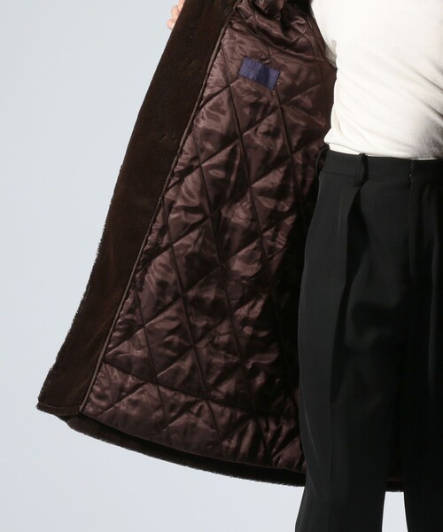 TOMORROWLAND （トゥモローランド）の「シャギーアルパカ ダッフルコート（ダッフルコート・メンズ・ダークブラウン・48/46）」の6枚目の写真