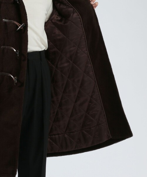 TOMORROWLAND （トゥモローランド）の「シャギーアルパカ ダッフルコート（ダッフルコート・メンズ・ダークブラウン・48/46）」の7枚目の写真