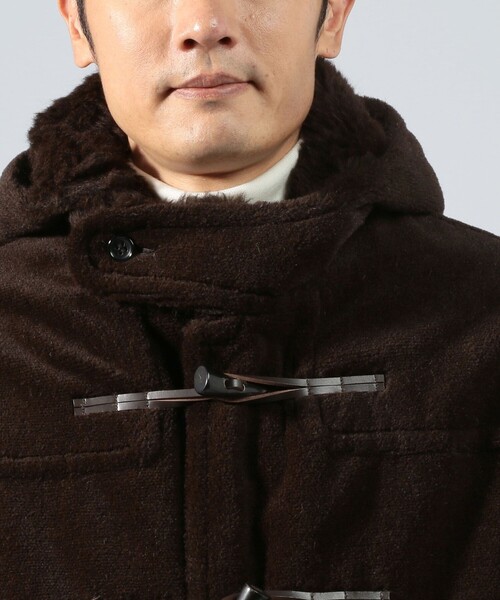 TOMORROWLAND （トゥモローランド）の「シャギーアルパカ ダッフルコート（ダッフルコート・メンズ・ダークブラウン・48/46）」の8枚目の写真