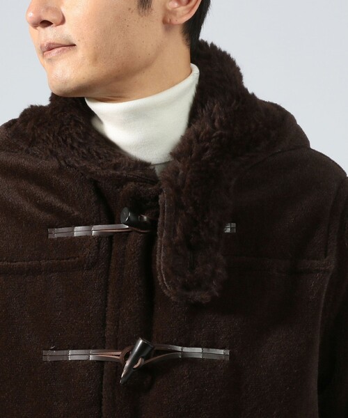 TOMORROWLAND （トゥモローランド）の「シャギーアルパカ ダッフルコート（ダッフルコート・メンズ・ダークブラウン・48/46）」の12枚目の写真
