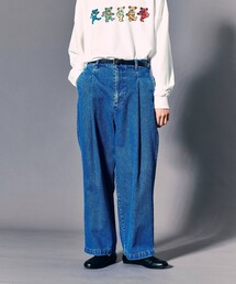 tk.TAKEO KIKUCHI | 【WEB限定】ワンタック ルーズワイドパンツ(その他パンツ)