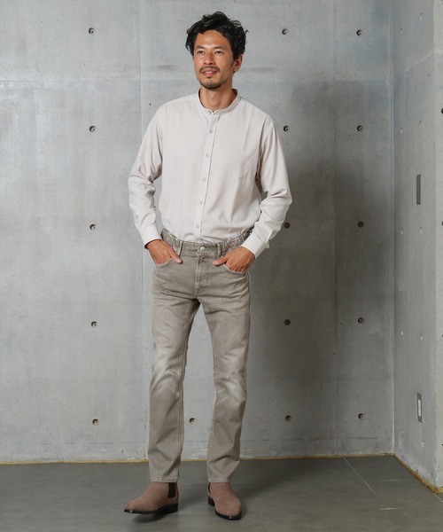 MEN'S BIGI（メンズビギ）の「<YANUK(ヤヌーク)>別注 ラウンジジーンズ　made in japan（デニムパンツ・メンズ・グレー/ダークブルー・01/02/03）」の21枚目の写真