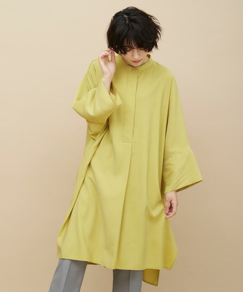 CLEARIMPRESSION (クリアインプレッション)の「ドルマンロングブラウス(シャツ/ブラウス・レディース・イエロー/オフホワイト/ブラウン・フリー)」の16枚目の写真