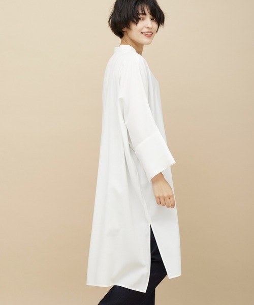 CLEARIMPRESSION (クリアインプレッション)の「ドルマンロングブラウス(シャツ/ブラウス・レディース・イエロー/オフホワイト/ブラウン・フリー)」の19枚目の写真