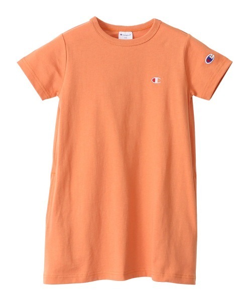 Champion(チャンピオン)の「【Champion/チャンピオン】キッズ ベーシック チュニックTシャツ(チュニック・キッズ・オレンジ・100/120/130/140/160/150/110)」の7枚目の写真