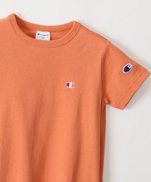 Champion(チャンピオン)の「【Champion/チャンピオン】キッズ ベーシック チュニックTシャツ(チュニック・キッズ・オレンジ・100/120/130/140/160/150/110)」の8枚目の写真