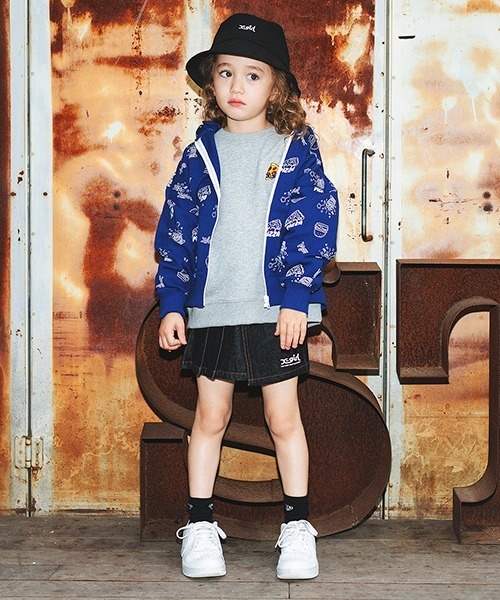 X-girl Stages（エックスガールステージス）の「ロゴバケットハット（ハット・キッズ・ベージュ/ブラック・FREE）」の19枚目の写真