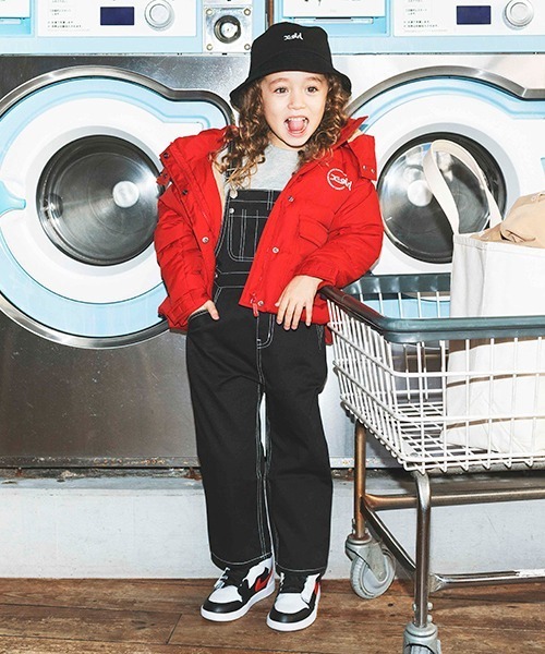 X-girl Stages（エックスガールステージス）の「ロゴバケットハット（ハット・キッズ・ベージュ/ブラック・FREE）」の22枚目の写真