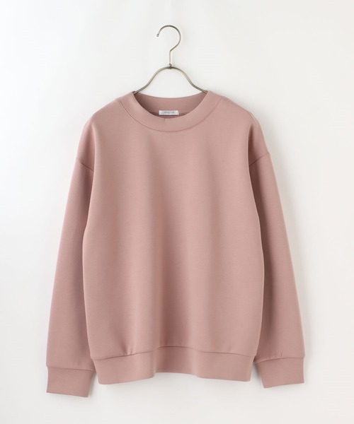 Honeys（ハニーズ）の「きれいめスエットトップス（スウェット・レディース・ブラック/ライトベージュ/スミクロ/モカ/ブルー系その他/ピンク・LL/S/M/L）」の19枚目の写真