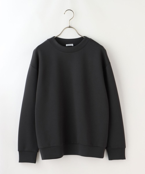 Honeys（ハニーズ）の「きれいめスエットトップス（スウェット・レディース・ブラック/ライトベージュ/スミクロ/モカ/ブルー系その他/ピンク・LL/S/M/L）」の12枚目の写真