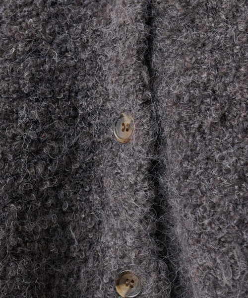 natural couture(ナチュラルクチュール)の「ふんわりMIXニットショートカーディガン(カーディガン/ボレロ・レディース・オフホワイト/ラベンダー/チャコール/キャメル・FREE)」の12枚目の写真