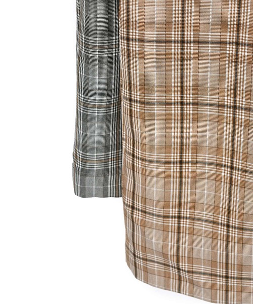 w closet（ダブルクローゼット）の「グレンチェックオーバーベスト（ベスト・レディース・ブラウン/ブラック・FREE）」の6枚目の写真