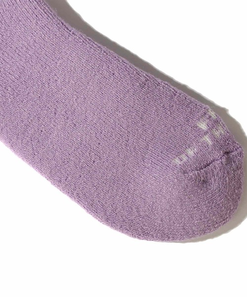 FRUIT OF THE LOOM（フルーツオブザルーム）の「【FRUIT OF THE LOOM】裏起毛ネオンルームソックス / レディース クォーター丈 靴下（ソックス/靴下・レディース・パープル/ピンク/グリーン・23cm～25cm）」の6枚目の写真