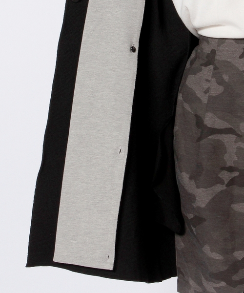 Another Edition(アナザーエディション)の「ニットフードコート/AEBC KNIT HOOD CT(カーディガン/ボレロ・レディース・ブラック/ライトピンク・フリ-)」の16枚目の写真