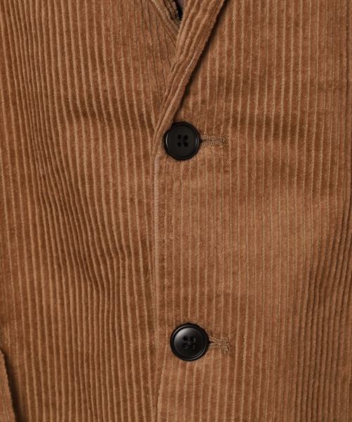 WEGO（ウィゴー）の「WEGO/コーデュロイルーズテーラードジャケット（テーラードジャケット・メンズ・ブラック/ベージュ・MEDIUM/LARGE）」の7枚目の写真