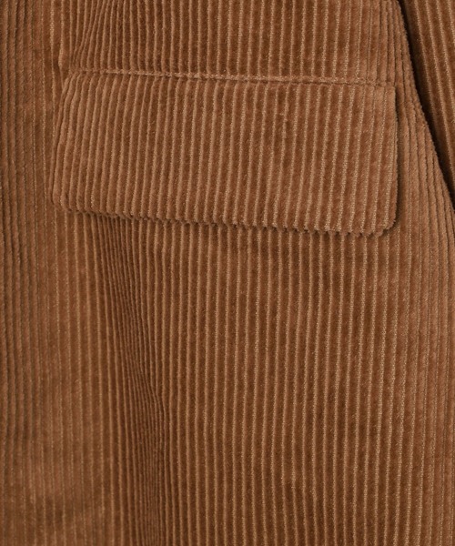 WEGO（ウィゴー）の「WEGO/コーデュロイルーズテーラードジャケット（テーラードジャケット・メンズ・ブラック/ベージュ・MEDIUM/LARGE）」の4枚目の写真