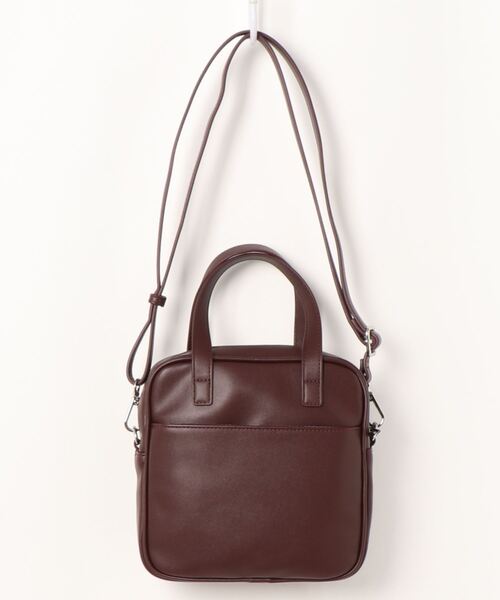 MURUA(ムルーア)の「MURUA (ムルーア) ミニスクエアバッグ MR-B1035 BUCKLE(ショルダーバッグ・レディース・ブラウン/ブラック・FREE)」の14枚目の写真