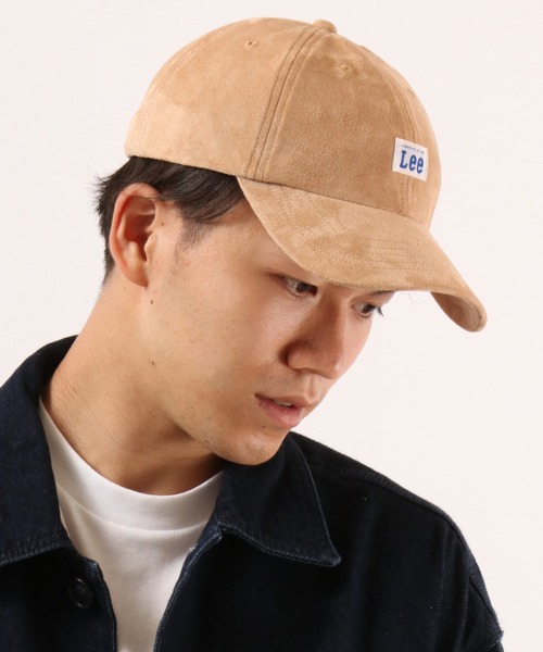 Lee(リー)の「LOW CAP POY SUEDE リー ローキャップ ポリスェード(キャップ・レディース・ブラック/グレー/ピンク/ダークグリーン/モスグリーン/ネイビー/ダークパープル/ブラウン/ベージュ・FREE)」の4枚目の写真