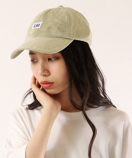 Lee(リー)の「LOW CAP POY SUEDE リー ローキャップ ポリスェード(キャップ・レディース・ブラック/グレー/ピンク/ダークグリーン/モスグリーン/ネイビー/ダークパープル/ブラウン/ベージュ・FREE)」の6枚目の写真
