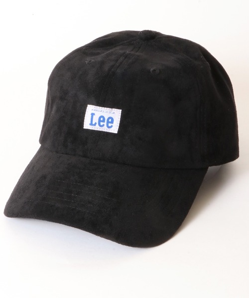 Lee(リー)の「LOW CAP POY SUEDE リー ローキャップ ポリスェード(キャップ・レディース・ブラック/グレー/ピンク/ダークグリーン/モスグリーン/ネイビー/ダークパープル/ブラウン/ベージュ・FREE)」の1枚目の写真