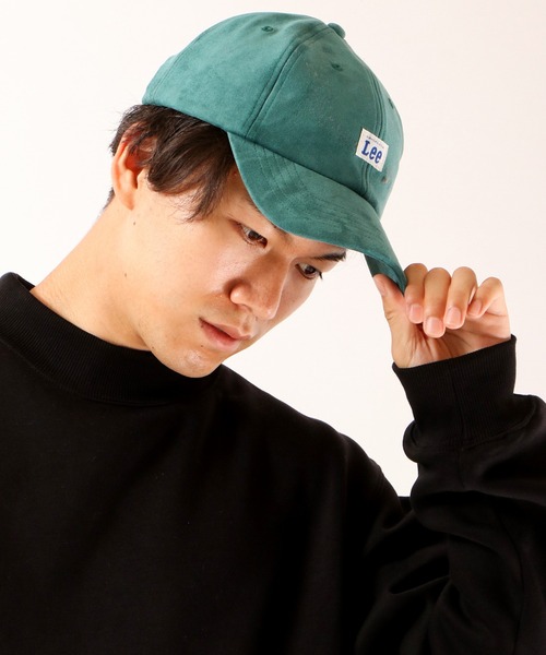 Lee(リー)の「LOW CAP POY SUEDE リー ローキャップ ポリスェード(キャップ・レディース・ブラック/グレー/ピンク/ダークグリーン/モスグリーン/ネイビー/ダークパープル/ブラウン/ベージュ・FREE)」の5枚目の写真