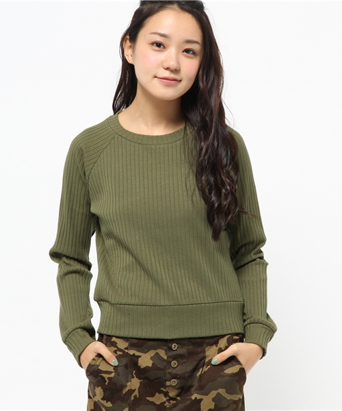 Chico（チコ）の「トタンテレコ長袖P/O（Tシャツ/カットソー・レディース・ホワイト/ブラック/グレー/モスグリーン・FREE）」の4枚目の写真