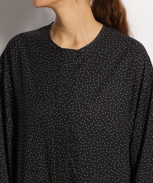 niko and...（ニコアンド）の「アソート柄ティアードワンピース（ワンピース・レディース・ブラック/ネイビー/グリーン・LARGE/MEDIUM）」の9枚目の写真