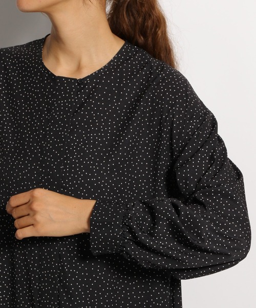 niko and...（ニコアンド）の「アソート柄ティアードワンピース（ワンピース・レディース・ブラック/ネイビー/グリーン・LARGE/MEDIUM）」の6枚目の写真