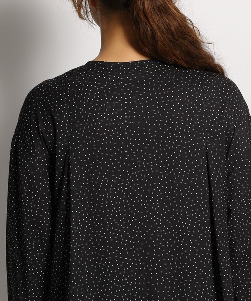 niko and...（ニコアンド）の「アソート柄ティアードワンピース（ワンピース・レディース・ブラック/ネイビー/グリーン・LARGE/MEDIUM）」の14枚目の写真