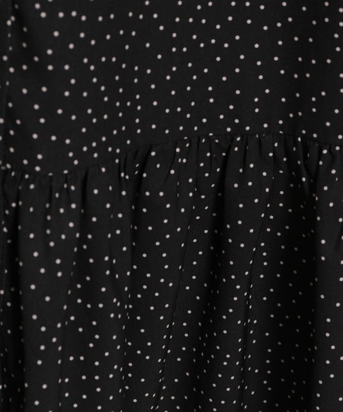 niko and...（ニコアンド）の「アソート柄ティアードワンピース（ワンピース・レディース・ブラック/ネイビー/グリーン・LARGE/MEDIUM）」の18枚目の写真
