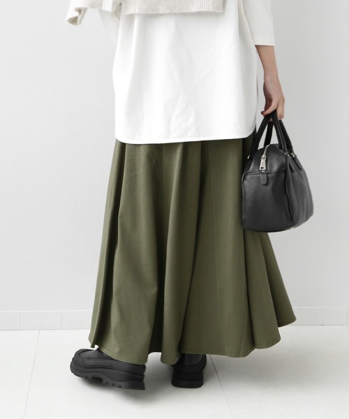 JOURNAL STANDARD relume（ジャーナルスタンダード　レリューム）の「コットンマーメイドイージースカート◆（スカート・レディース・ブラック/カーキ・FREE）」の5枚目の写真