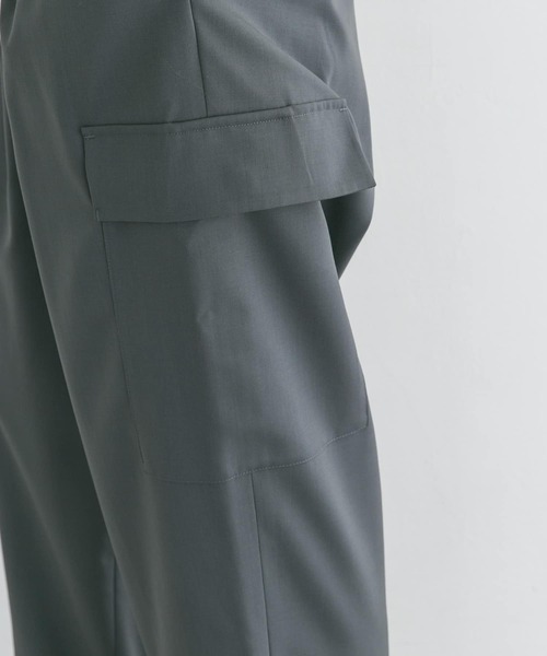 URBAN RESEARCH(アーバンリサーチ)の「WASHABLEウールカーゴパンツ(その他パンツ・メンズ・カーキ/チャコールグレー・LARGE/MEDIUM)」の9枚目の写真