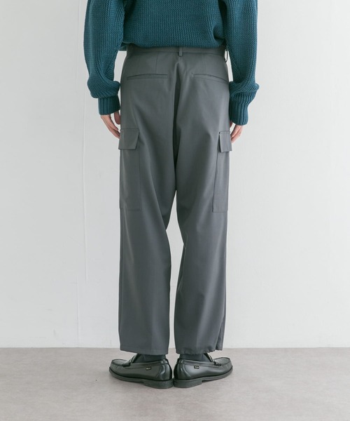 URBAN RESEARCH(アーバンリサーチ)の「WASHABLEウールカーゴパンツ(その他パンツ・メンズ・カーキ/チャコールグレー・LARGE/MEDIUM)」の14枚目の写真