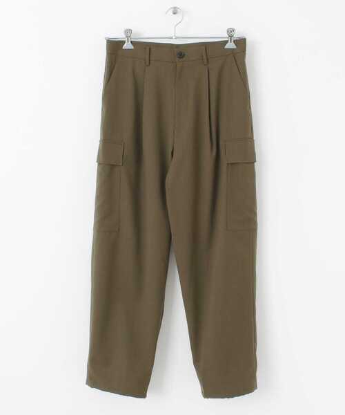 URBAN RESEARCH(アーバンリサーチ)の「WASHABLEウールカーゴパンツ(その他パンツ・メンズ・カーキ/チャコールグレー・LARGE/MEDIUM)」の16枚目の写真
