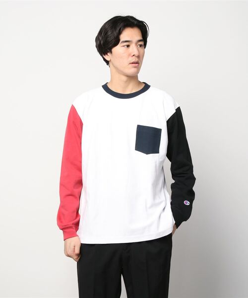 業務用 卸値 セール Champion チャンピオン リバースウィーブ R ロングスリーブtシャツ Tシャツ カットソー Champion チャンピオン のファッション 買取 安い オンライン Arenatheatre Net