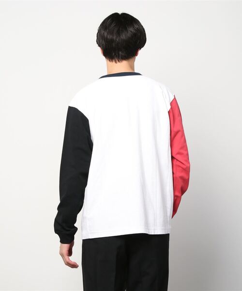 Champion(チャンピオン)の「【Champion/チャンピオン】メンズ リバースウィーブ(R) ロングスリーブTシャツ(Tシャツ/カットソー・メンズ・グレー/ホワイト/ブラック/ネイビー・LARGE/MEDIUM/X-LARGE/SMALL)」の5枚目の写真