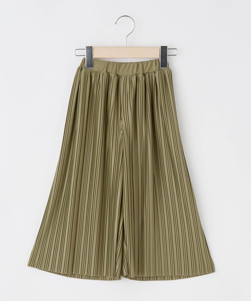 ＆yam（アンドヤム）の「カットプリーツワイドパンツ/スカーチョ（スカート・キッズ・ブラック/ブラウン/グリーン/ピンク/グレー/ブルー・140-150cm/120-130cm/130-140cm/150-160cm/110-120cm）」の13枚目の写真
