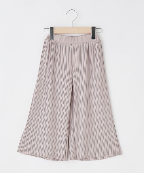 ＆yam（アンドヤム）の「カットプリーツワイドパンツ/スカーチョ（スカート・キッズ・ブラック/ブラウン/グリーン/ピンク/グレー/ブルー・140-150cm/120-130cm/130-140cm/150-160cm/110-120cm）」の19枚目の写真