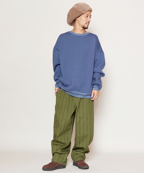 チャイハネ（チャイハネ）の「【チャイハネ】grn×Amina ストライプコットンツイルMEN'Sパンツ（その他パンツ・メンズ・ホワイト/カーキ/ブルー・FREE）」の19枚目の写真