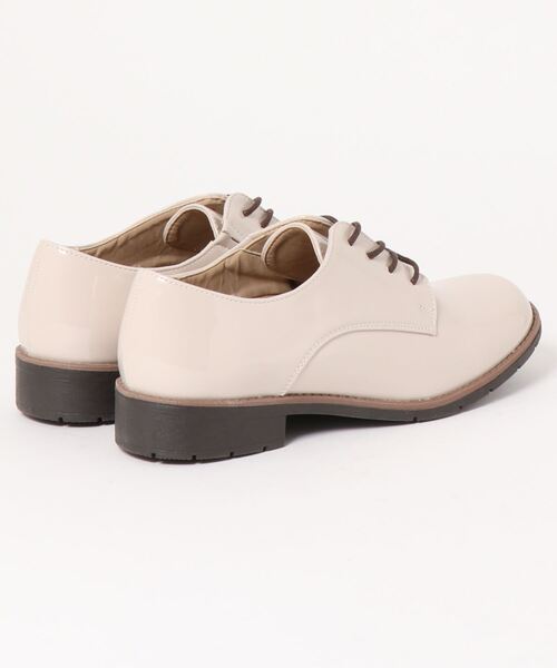 Honeys（ハニーズ）の「マニッシュシューズ（ドレスシューズ・レディース・ブラック系その他/ブラック系その他2/ライトベージュ・M/LL/L/S）」の9枚目の写真