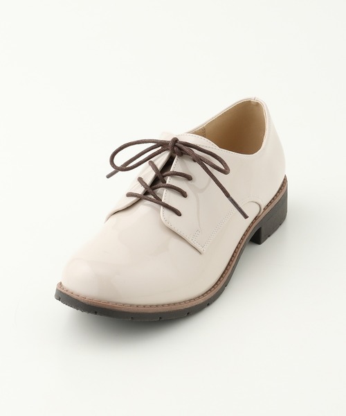 Honeys（ハニーズ）の「マニッシュシューズ（ドレスシューズ・レディース・ブラック系その他/ブラック系その他2/ライトベージュ・M/LL/L/S）」の12枚目の写真