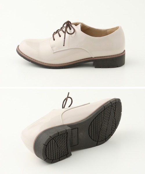 Honeys（ハニーズ）の「マニッシュシューズ（ドレスシューズ・レディース・ブラック系その他/ブラック系その他2/ライトベージュ・M/LL/L/S）」の11枚目の写真